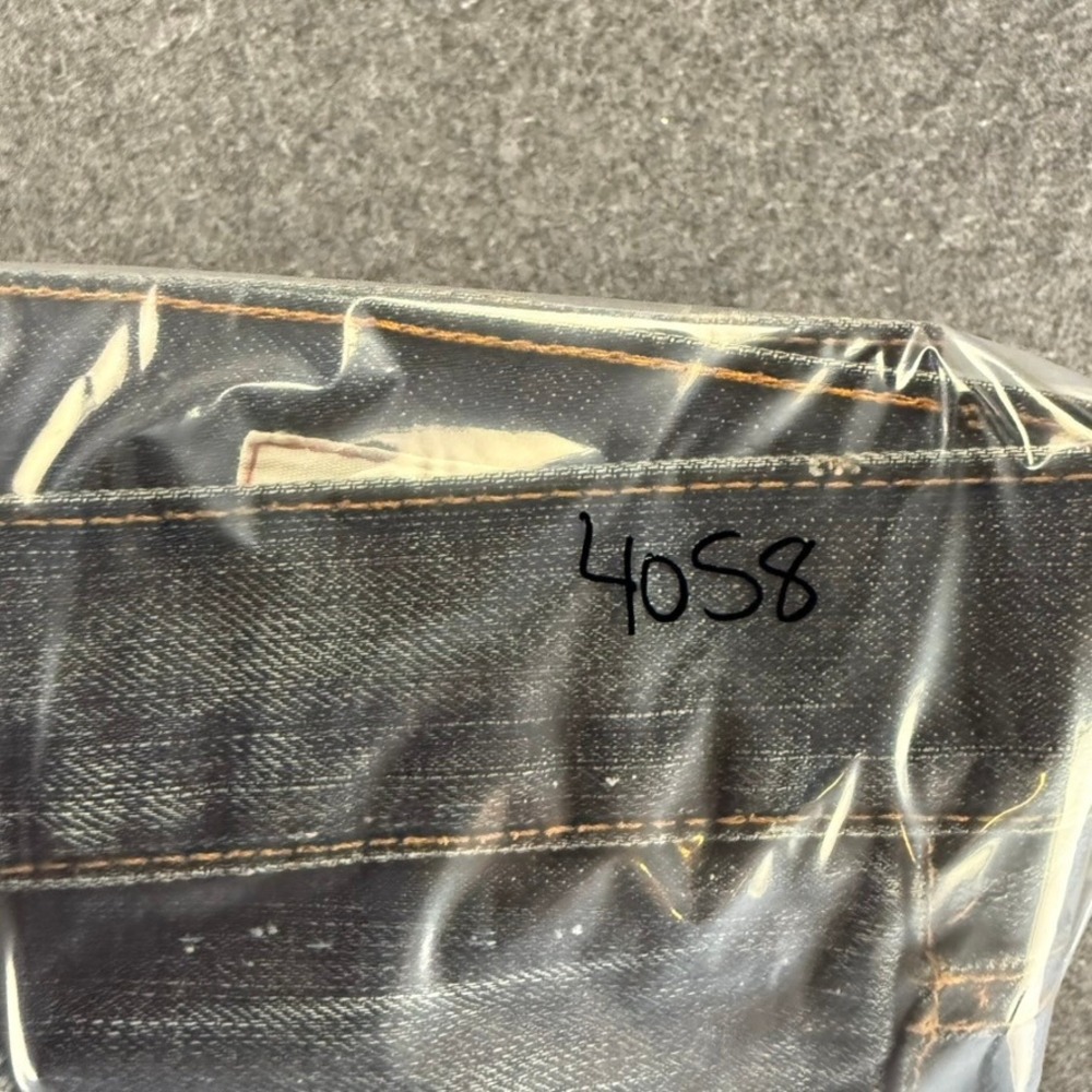 Angry Rabbit Denim Jeans Cropped Distressed Blue USA Made Womens Size 26 - Picture 8 of 8